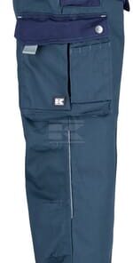 Pantalón de trabajo unisex, verde-azul, talla XL, Kramp Original