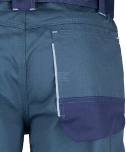 Pantalón de trabajo unisex, verde-azul, talla XL, Kramp Original