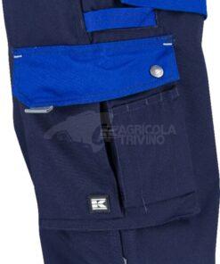 Pantalón de trabajo unisex, azul, talla 5XL, Kramp Original