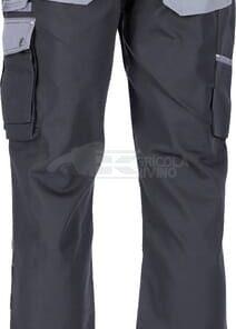 Pantalón de trabajo unisex, negro-gris, talla L, Kramp Original