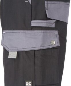 Pantalón de trabajo unisex, negro-gris, talla 3XL, Kramp Original