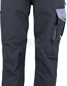 Pantalón de trabajo unisex, negro-gris, talla 2XS, Kramp Original