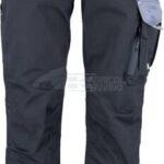 Pantalón de trabajo unisex, negro-gris, talla L, Kramp Original