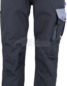 Pantalón de trabajo unisex, negro-gris, talla 4XL, Kramp Original
