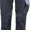 Pantalón de trabajo unisex, negro-gris, talla XS, Kramp Original