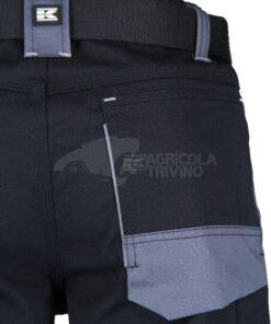 Pantalón de trabajo unisex, negro-gris, talla 2XL, Kramp Original 52 Pantalón de trabajo unisex, negro-gris, talla 2XL, Kramp Original