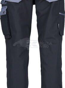 Pantalón de trabajo unisex, negro-gris, talla 2XL, Kramp Original 46 Pantalón de trabajo unisex, negro-gris, talla 2XL, Kramp Original