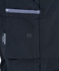Pantalón de trabajo unisex, negro-gris, talla M, Kramp Original