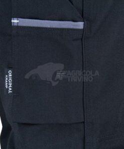 Pantalón de trabajo unisex, negro-gris, talla XS, Kramp Original