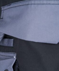 Pantalón de trabajo unisex, negro-gris, talla M, Kramp Original