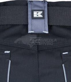 Pantalón de trabajo unisex, negro-gris, talla L, Kramp Original