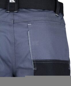 Pantalón de trabajo unisex, gris-negro, talla L, Kramp Original