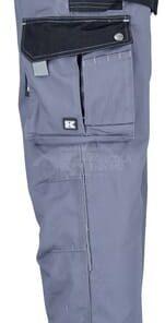 Pantalón de trabajo unisex, gris-negro, talla 2XL, Kramp Original