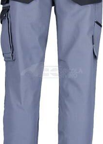Pantalón de trabajo unisex, gris-negro, talla XS, Kramp Original