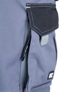 Pantalón trabajo, unisex, gris-negro, talla XS, Kramp Original