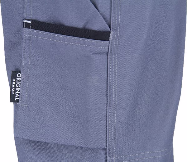 Pantalón de trabajo unisex, gris-negro, talla L, Kramp Original 7 Pantalón de trabajo unisex, gris-negro, talla L, Kramp Original