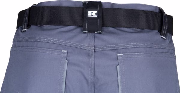 Pantalón de trabajo unisex, gris-negro, talla L, Kramp Original 9 Pantalón de trabajo unisex, gris-negro, talla L, Kramp Original