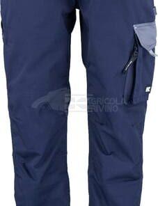 Pantalón de trabajo unisex, azul-gris, talla L, Kramp Original