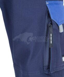 Pantalón de trabajo unisex, azul, talla M, Kramp Original
