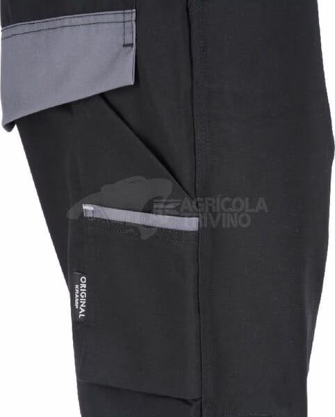 Shorts, negro-gris, talla 5XL, Kramp Original 6 Shorts, negro-gris, talla 5XL, Kramp Original