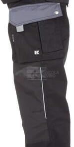 Pantalón unisex, negro-gris, talla 5XL, Kramp Original