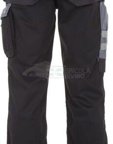 Pantalón unisex, negro-gris, talla 5XL, Kramp Original