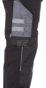Pantalón unisex, negro-gris, talla L, Kramp Original 17 Pantalón unisex, negro-gris, talla L, Kramp Original