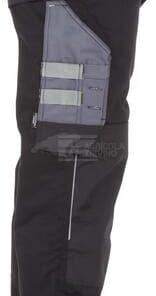 Pantalón unisex, negro-gris, talla 5XL, Kramp Original