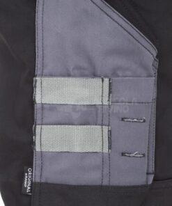 Pantalón unisex, negro-gris, talla 5XL, Kramp Original