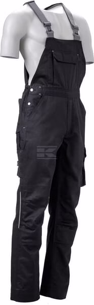 Peto de trabajo, 100% algodón, talla 48(S) 22 Peto de trabajo, 100% algodón, talla 44(2XS)