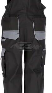 Peto, negro-gris, niños 6 años, Kramp Original 13 Peto, negro-gris, niños 6 años, Kramp Original