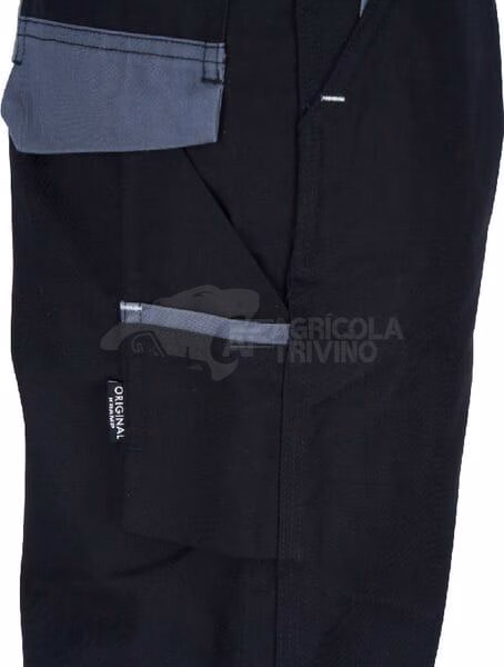 Peto, negro-gris, niños 6 años, Kramp Original 3 Peto, negro-gris, niños 6 años, Kramp Original