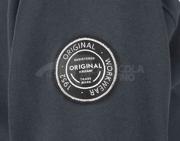 Sudadera unisex, verde-azul, algodón-poliester, L, Kramp Original 5 Sudadera unisex, verde-azul, algodón-poliester, L, Kramp Original