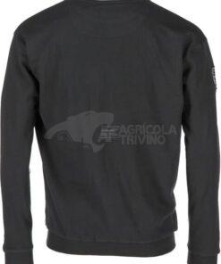 Sudadera unisex, negra-gris, algodón-poliester, L, Kramp Original