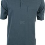 Polo, color verde-azul/poliester, 2XS