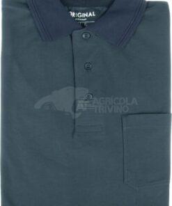 Polo, color verde-azul marino, XS