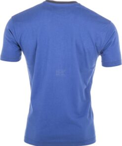 Camiseta, azul real-marino, talla 2XL