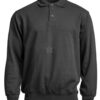 Sudadera polo, color negro, 2XL