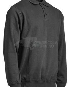 Sudadera polo, color negro, M