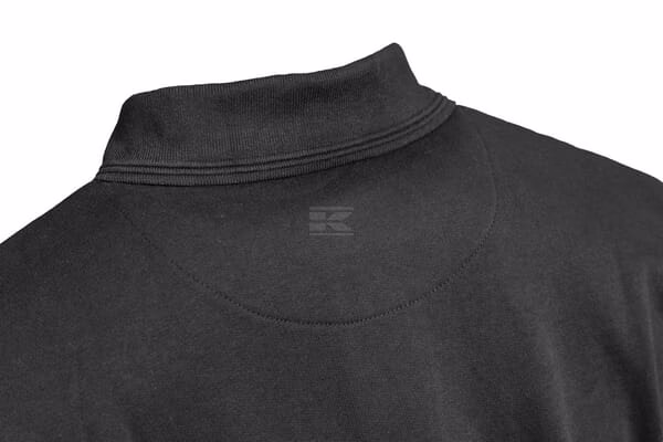 Sudadera polo, color negro, XL