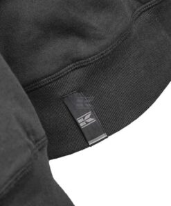 Sudadera polo, color negro, XL