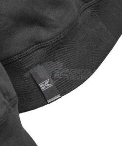 Sudadera polo, color negro, M