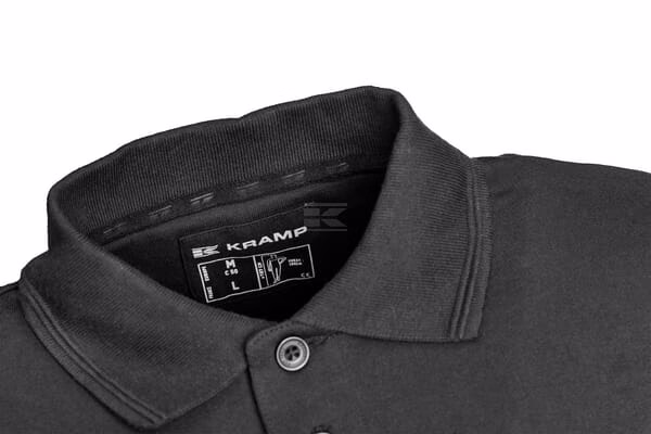 Sudadera polo, color negro, XL