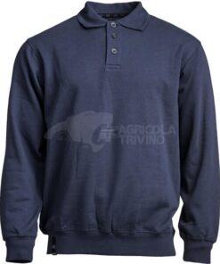 Sudadera polo, color azul marino, 2XL