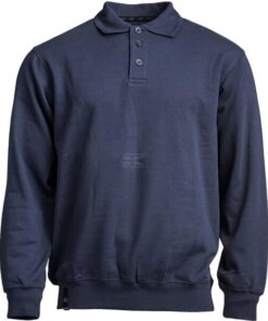 Sudadera polo, color azul marino, XL