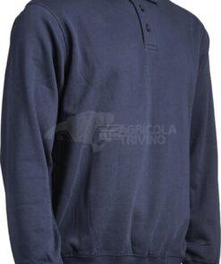 Sudadera polo, color azul marino, 2XL