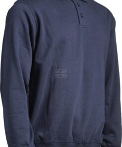 Sudadera polo, color azul marino, XL