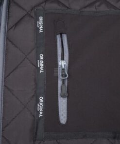 Chaqueta térmica, negro-gris, XS, de Kramp