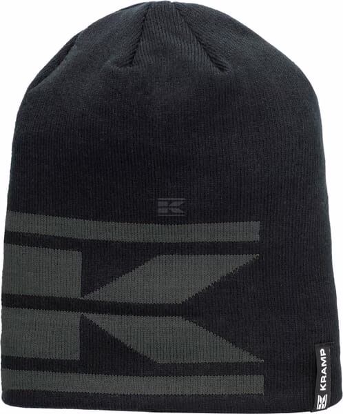 Gorro tejido negro / gris 2 Gorro tejido negro / gris