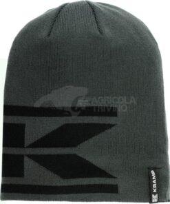 Gorro tejido gris / negro